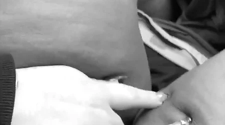 Girlfriend plays with my Pussy while Driving